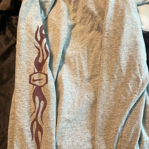 rare vintage nike flame longsleeve - Picture 3 of 4
